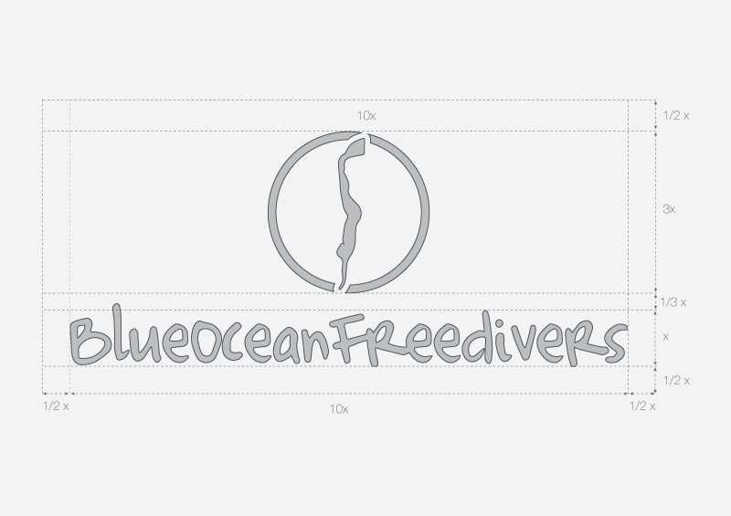 Blue Ocean Freediver rebranded logo studio