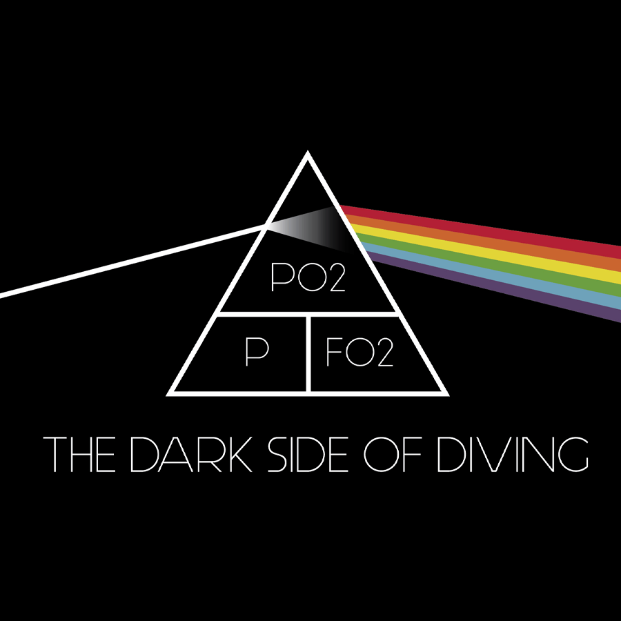 H2O the dark side of diving t-shirt design