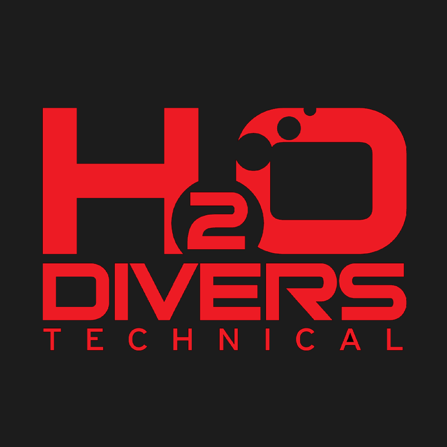 H2O Logo technical t-shirt design