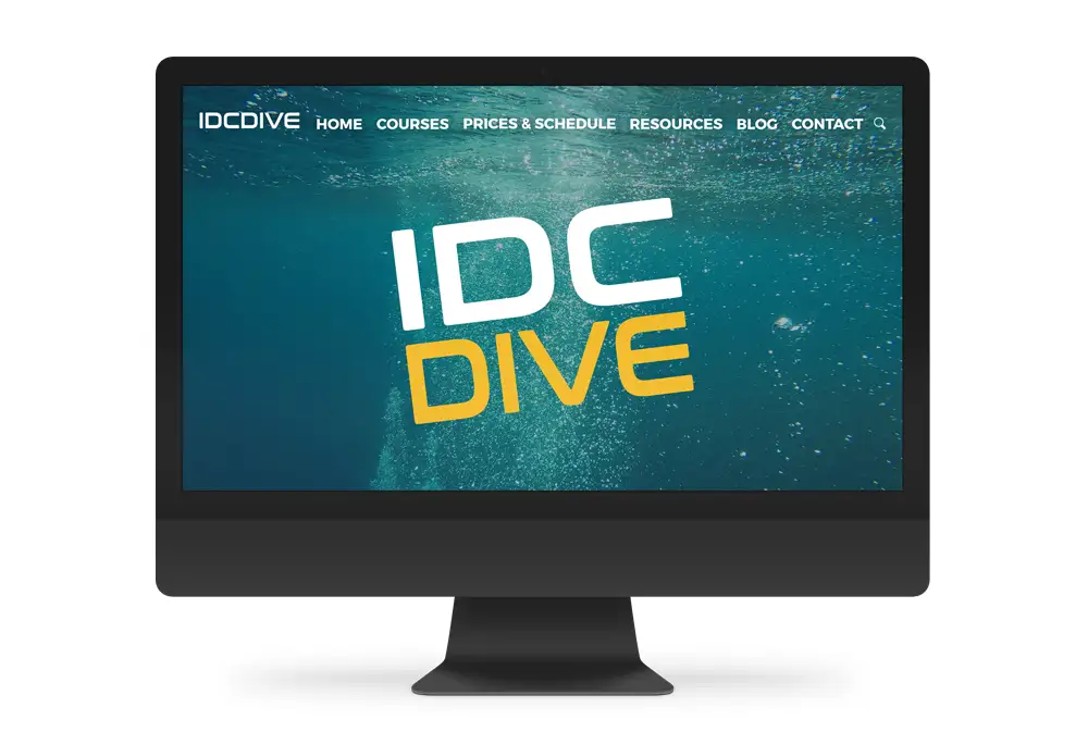IDC DIVE homepeage