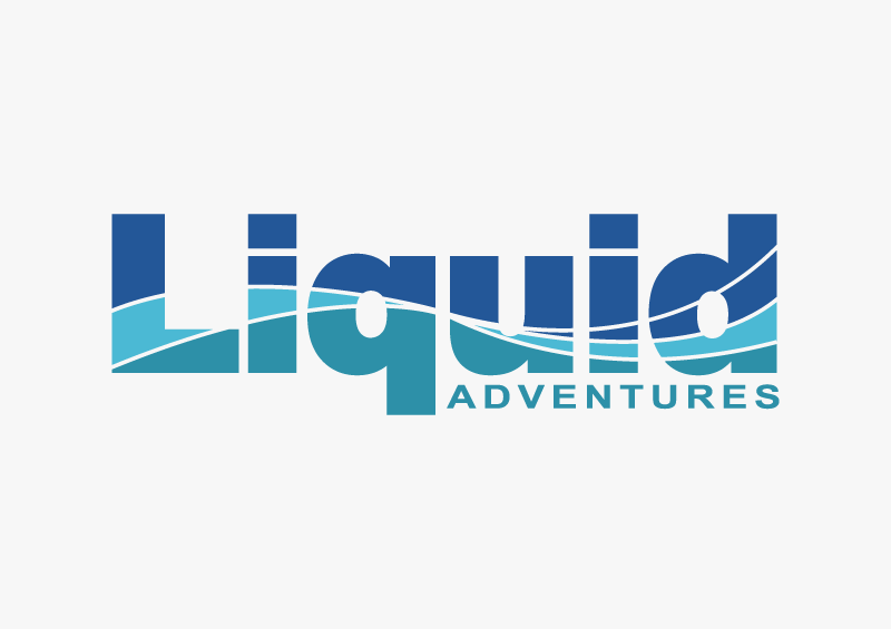 Liquid Adventures rebranded logo studio