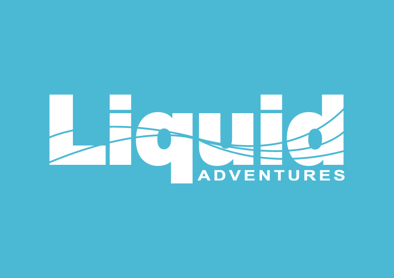 Liquid Adventures rebranded logo studio