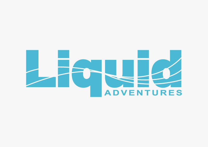 Liquid Adventures rebranded logo studio