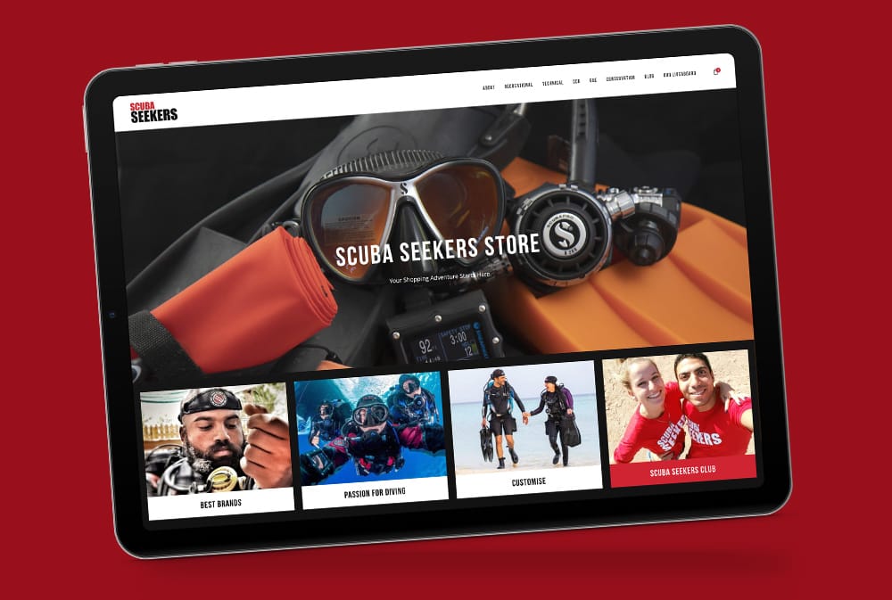 Scuba Seekers e-commerce