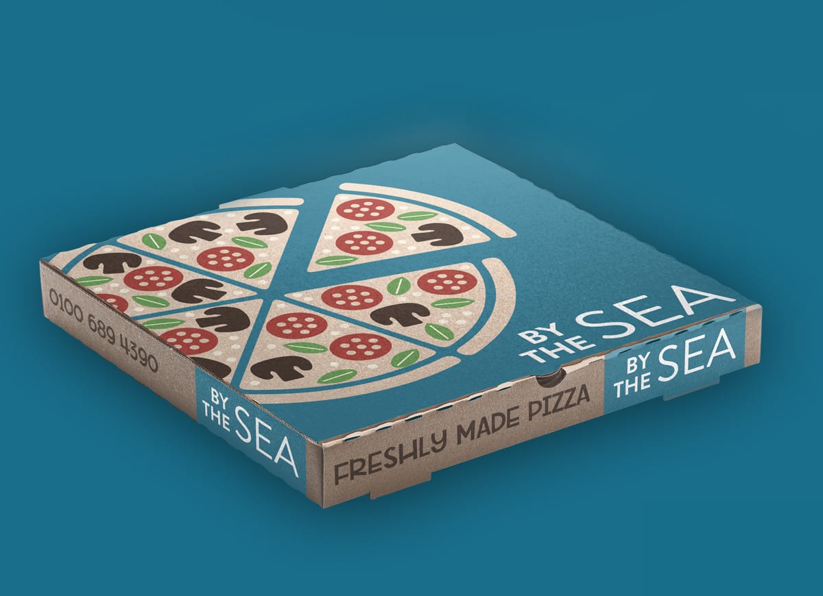 By the Sea - Pizza delivery box